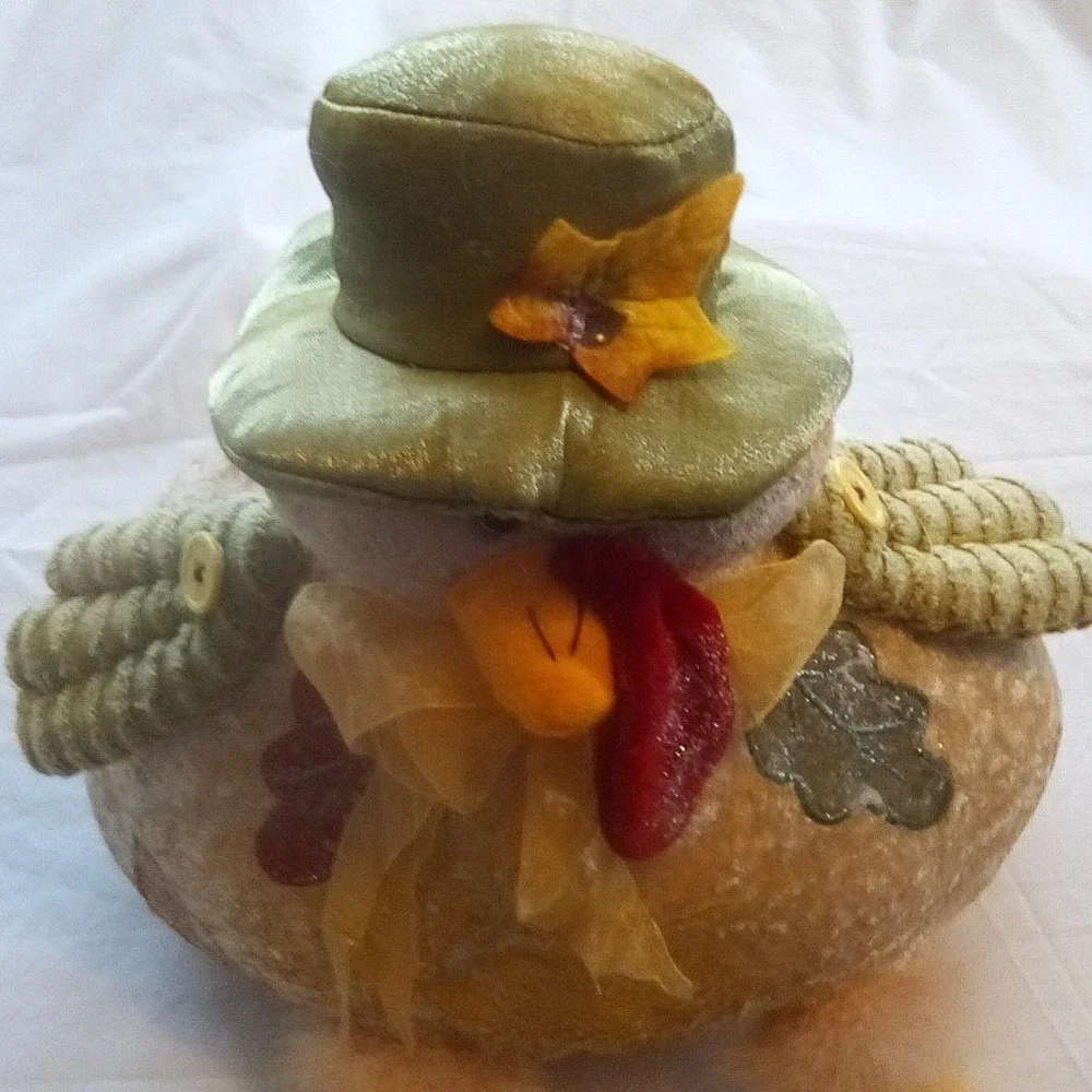 Cute Thanksgiving Turkey Plush Stuffed Animal, Bean Bag‎ bottom